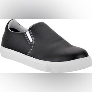 Mellow Walk Slip On Jessica Black Steel Toe Work Shoes Size 8.5